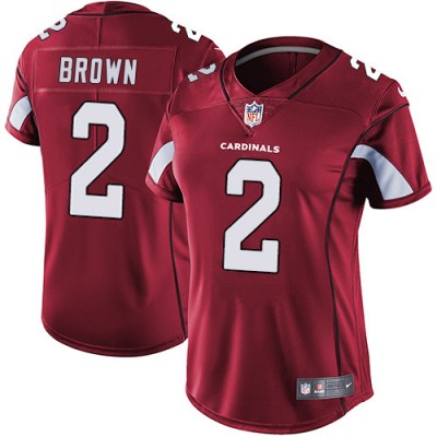 Nike Arizona Cardinals #2 Marquise Brown Red Team Color Women's Stitched NFL Vapor Untouchable Limited Jersey